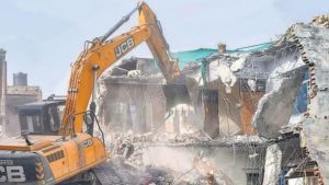 Bulldozer action on illegal colonies